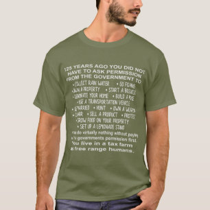 You Live In A Tax Farm As Free Range Humans # T-Shirt