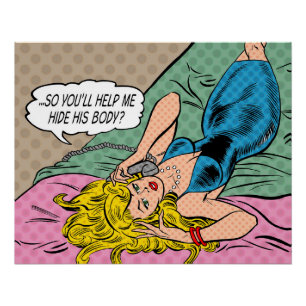 "You’ll Help Me Hide His Body?" Canvas Print