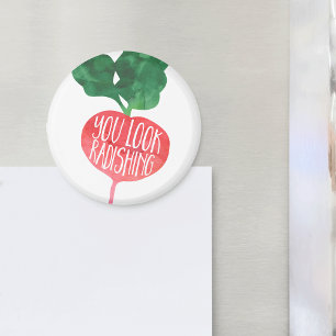 You Look Radishing Veggie Pun Magnet