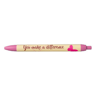 You make a Difference Black Ink Pen