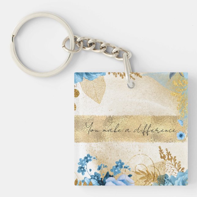 You Make a Difference  Keychain (Front)