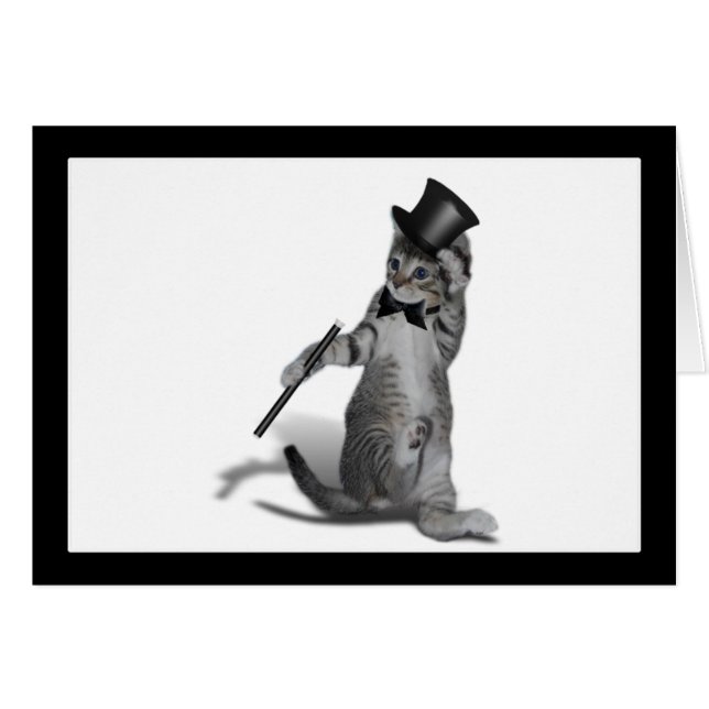 You make me feel like Dancing! Tap Dancing Cat (Front Horizontal)