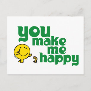 You Make Me Happy Postcard