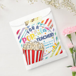 you make me pop thanks popcorn volunteer favour bag