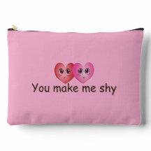 You Make Me Shy Cute Blushing Hearts Kawaii