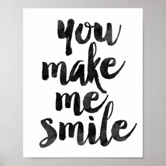 You Make Me Smile Poster