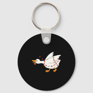 You Make My Heart Go Honk Goose Valentine  Keychain