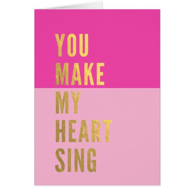 You Make My Heart Sing (Front)