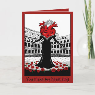 You Make my Heart Sing Valentine Card