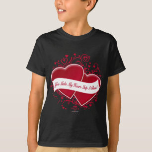 You Make My Heart Skip A Beat! Red Hearts T-Shirt