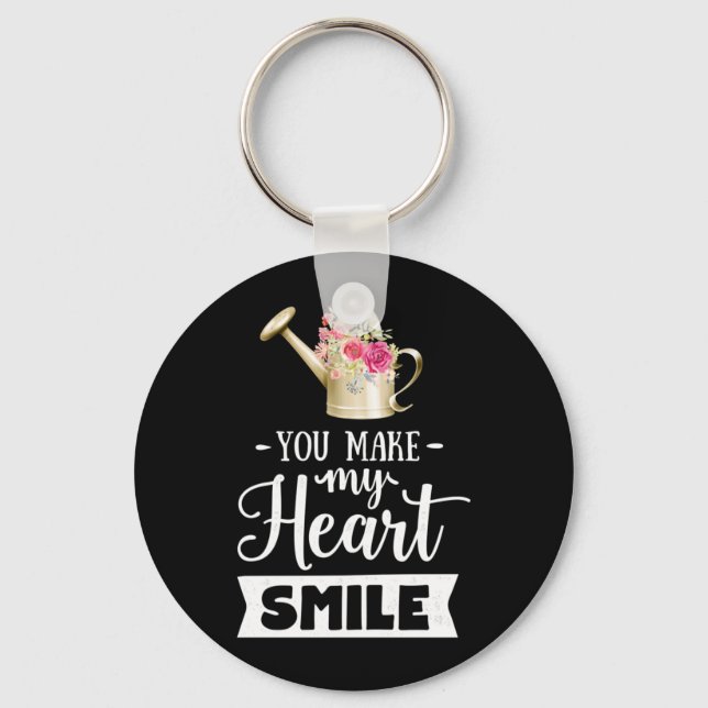 You Make My Heart Smile Keychain (Front)