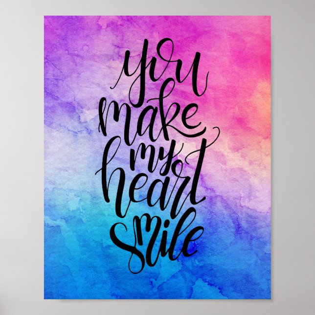 You Make My Heart Smile Poster (Front)