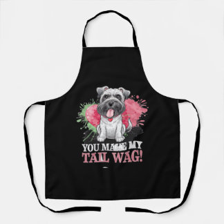 YOU MAKE MY TAIL WAG Dog Apron