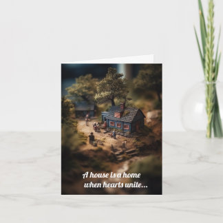You make our house a home  card