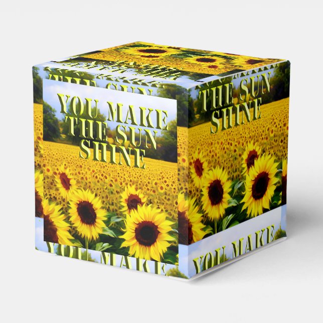 You Make The Sun Shine, Favor Box (Back Side)