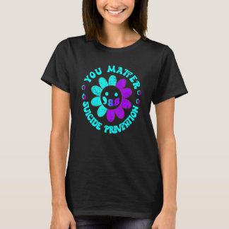You Matter 988 Suicide Prevention Awareness daisy  T-Shirt