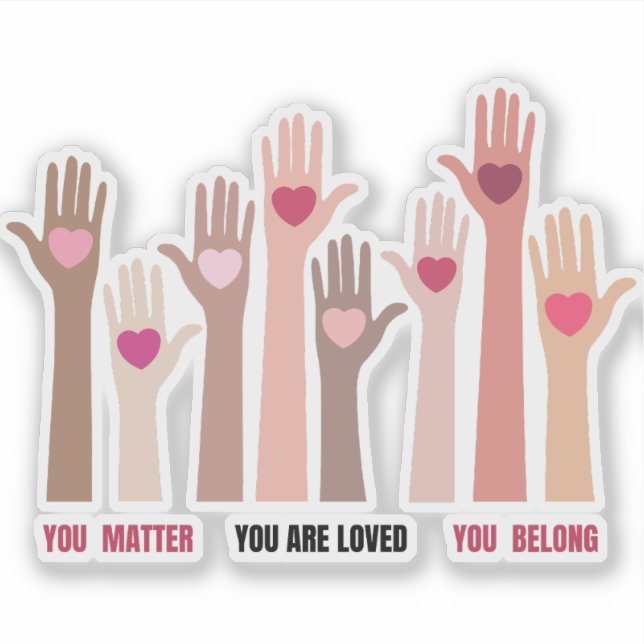 You Matter Affirmation Decal (Front)