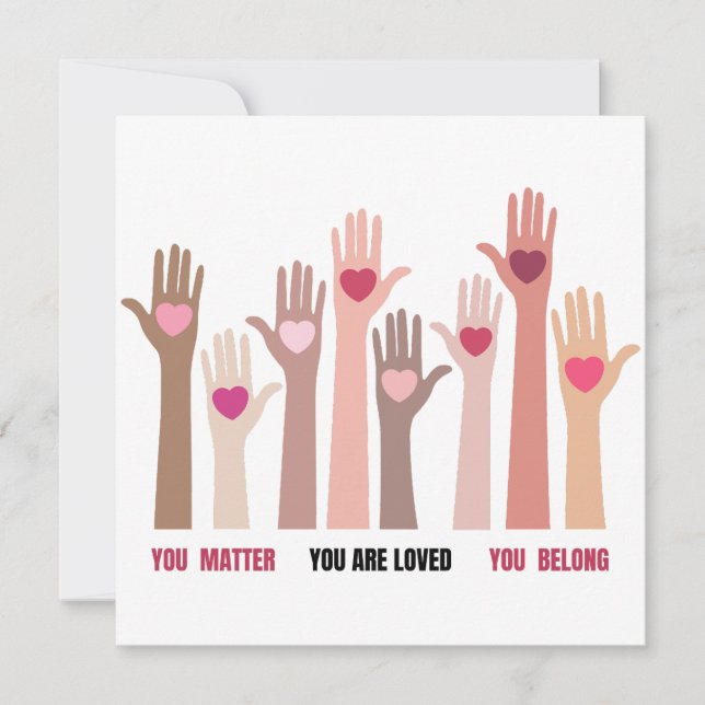 You Matter And Are Loved Affirmation   (Front)
