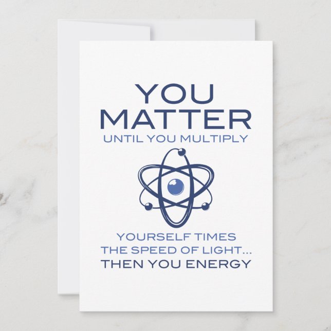 You Matter Thank You Card (Front)