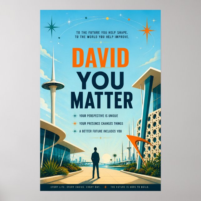 You Matter to the Future Poster (Front)