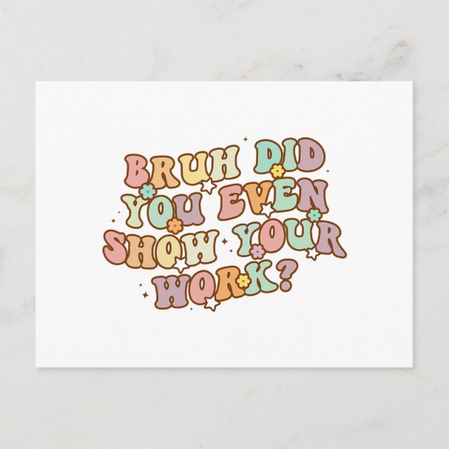 You Matter You Energy Funny E=MC2 Science Nerd Phy Postcard (Front)