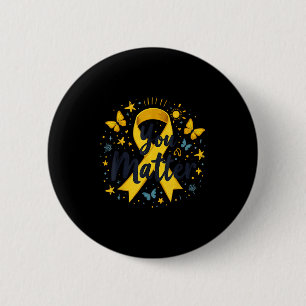 You Matther Suicide Prevention Awareness Yellow Ri 2 Inch Round Button