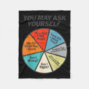 You May Ask Yourself How Did I Get Hear How Do I W Fleece Blanket