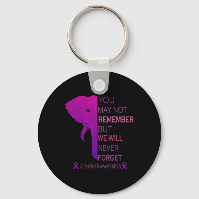 You May Not Remember But I Will Never Forget Heime Keychain (Front)