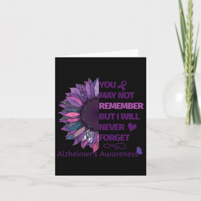 You May Not Remember - Heimerheimer Awareness Fami Card (Front)