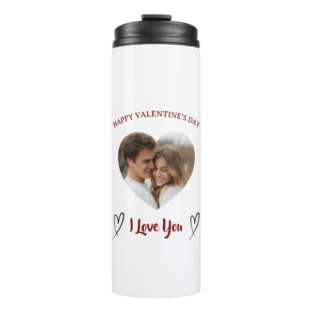 You & Me Custom Valentine's Day Thermal Tumbler (Front)