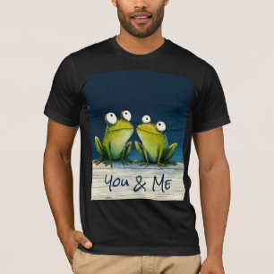 You & Me Frogs – Cute Romantic Animal Art T-Shirt