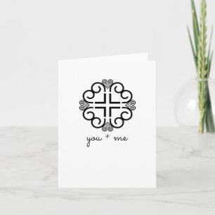 You + Me   Hmong inspired card