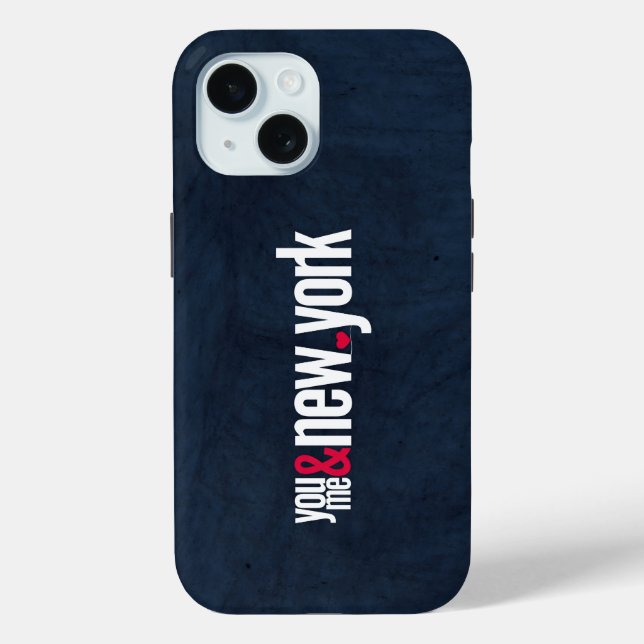 You Me & New York iPhone 15 Tough Case Couple Love (Back)