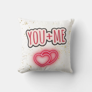 You + Me Throw Pillow
