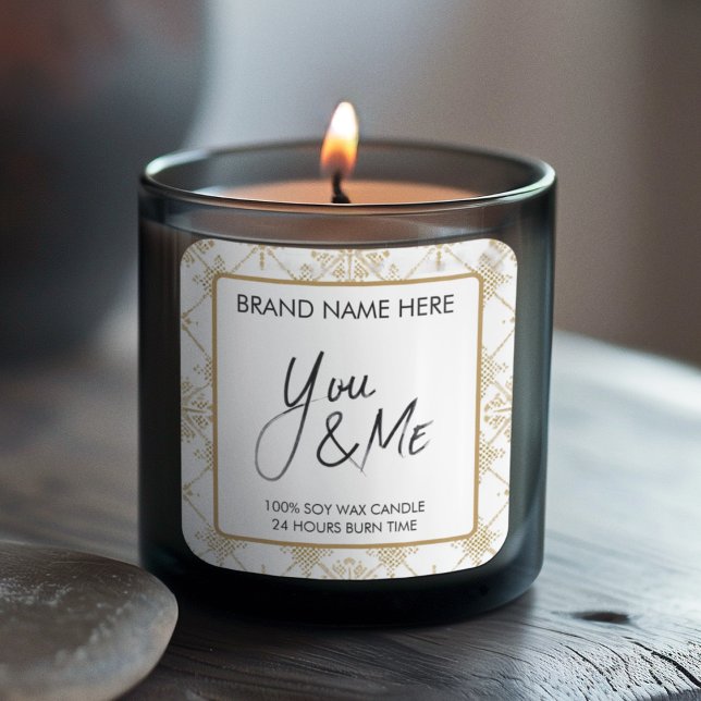 You & Me Valentine's Day Candle Label (Creator Uploaded)