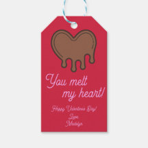 You Melt My Heart Valentine's Gift Tag
