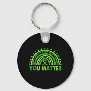 You Mental Health Awareness Rainbow Men Women Kids Keychain
