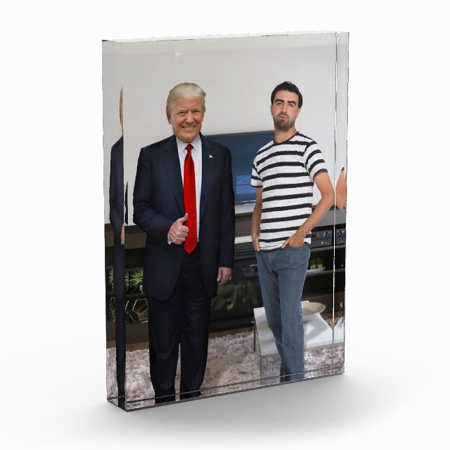 You Met President Donald Trump | Add Your Photo (Left)