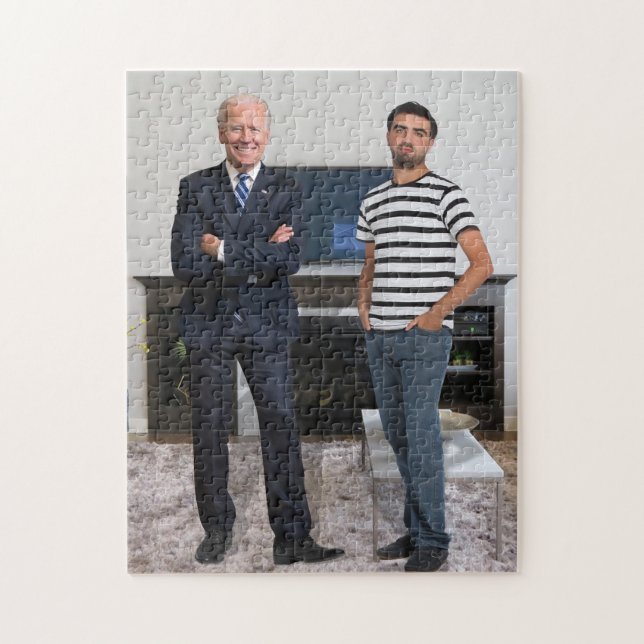 You Met President Joe Biden | Add Your Photo Jigsaw Puzzle (Vertical)