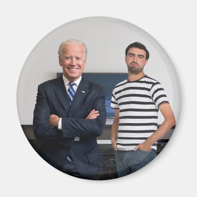 You Met President Joe Biden | Add Your Photo Magnet (Front)