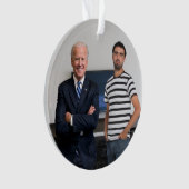 You Met President Joe Biden | Add Your Photo Ornament (Front)