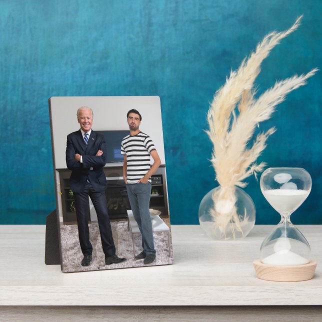 You Met President Joe Biden | Add Your Photo Plaque (Side)