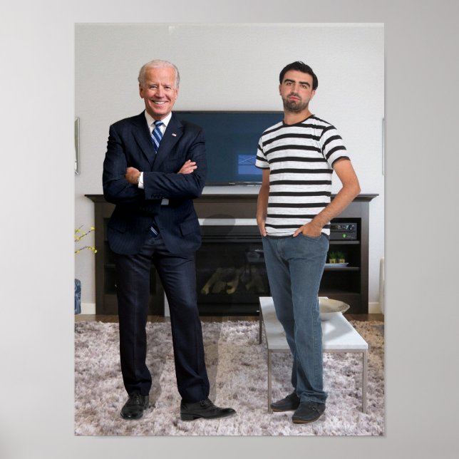 You Met President Joe Biden | Add Your Photo Poster (Front)