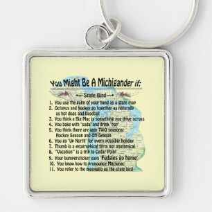 You Might Be A Michigander If: Keychain