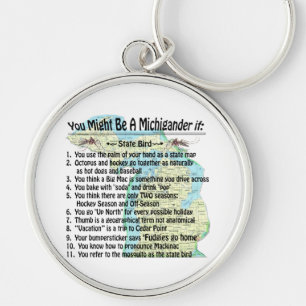 You Might Be A Michigander If: Keychain