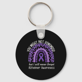 You Might Not Remember Alzheimer's awareness Month Keychain