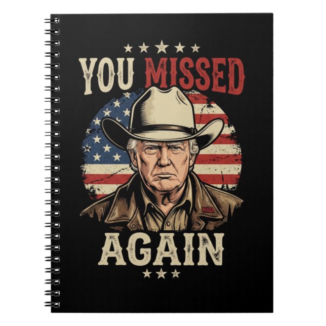 you missed again notebook (Front)