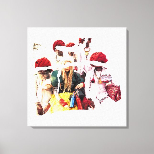 You must act naturally, with its different one canvas print (Front)