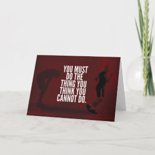 You Must Do - Workout Motivational Card