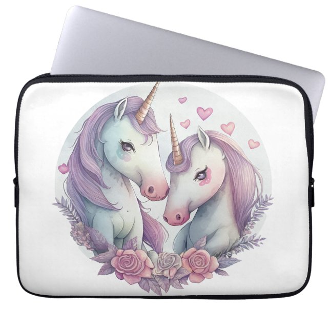 You, My Love, Are a True Unicorn  Laptop Sleeve (Front)